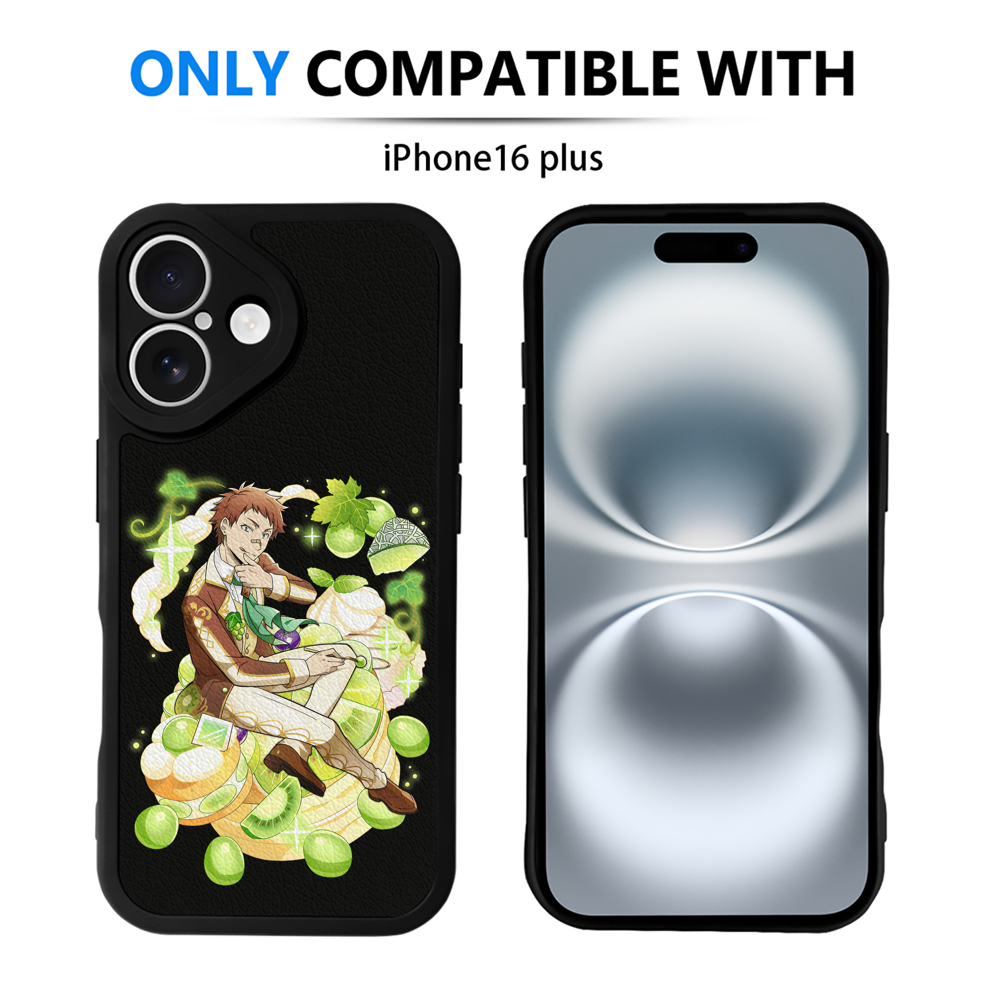 （画像用） 文豪ストレイドッグス Bungo Stray Dogs 【iPhone 16シリーズ対応】シリコンスマホケース（レザー調） 材質：シリコン